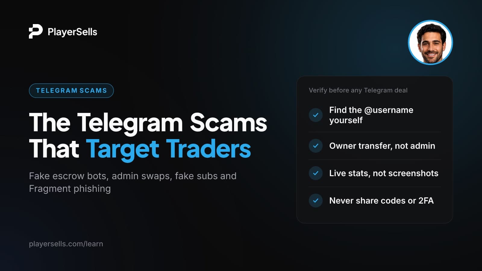 Telegram Scams: Fake Escrow Bots, Admin Swaps and Fake Subs
